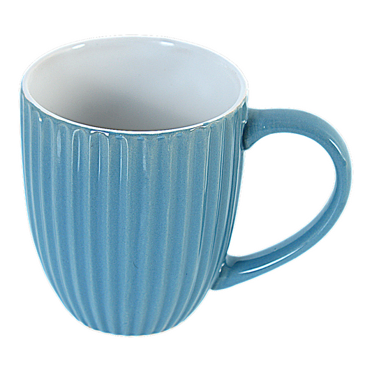 Garden-Inspired Ceramic Mug with Soft Earthy Hues
