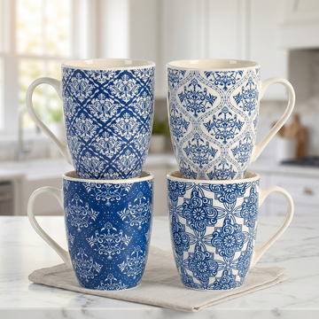 Printed Ceramic Coffee Mug – Decorative Design Everyday Cup