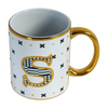 Wave Pattern Ceramic Coffee Mug