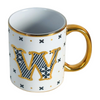 Wave Pattern Ceramic Coffee Mug
