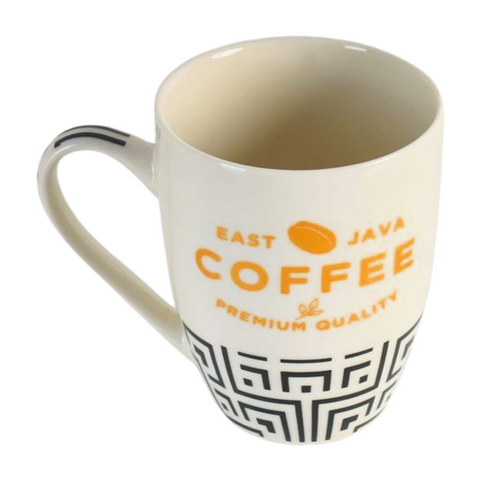 Slim Gold Accent Ceramic Mug – Elegant Lightweight Design Cup