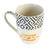 Slim Gold Accent Ceramic Mug – Elegant Lightweight Design Cup