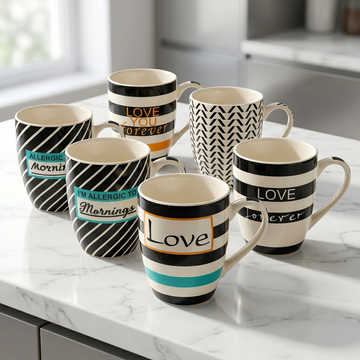 Black & White Statement Ceramic Mug