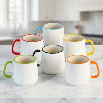 Insulated Ceramic Mug in Solid Colors