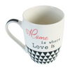 Ceramic Latte Mug with Artistic Print