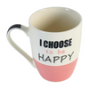 Ceramic Latte Mug with Artistic Print