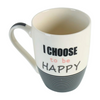 Ceramic Latte Mug with Artistic Print