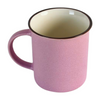 Matte Ceramic Mug in Bold Orange & Purple
