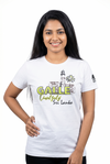Women's White Crew Neck Short Sleeve T-Shirt