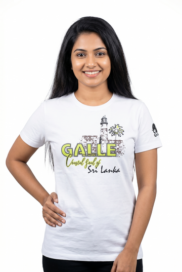 Women's White Crew Neck Short Sleeve T-Shirt
