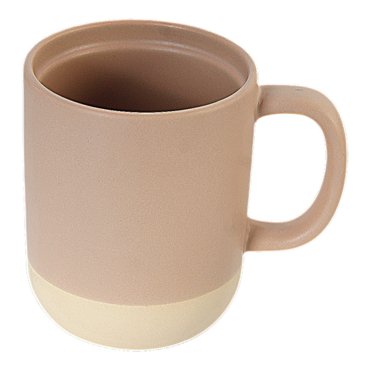 Insulated Wide-Lip Ceramic Mug in Jewel-Tone Colors