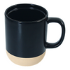 Insulated Wide-Lip Ceramic Mug in Jewel-Tone Colors