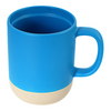 Insulated Wide-Lip Ceramic Mug in Jewel-Tone Colors