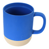 Insulated Wide-Lip Ceramic Mug in Jewel-Tone Colors