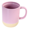 Insulated Wide-Lip Ceramic Mug in Jewel-Tone Colors