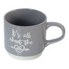 Premium Porcelain Mug in Tonal Neutral Shades