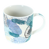 Artistic Illustrated Ceramic Coffee Mug