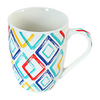 Geometric Pattern Ceramic Coffee Mug