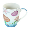 Printed Design White Ceramic Coffee Mug