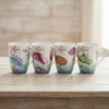 Printed Design White Ceramic Coffee Mug