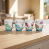 Compact Printed Ceramic Mug for Espresso & Cappuccino
