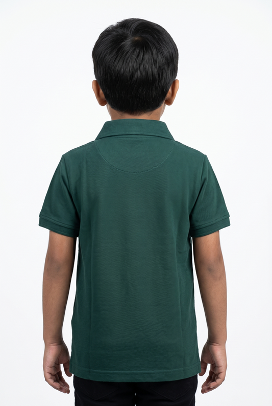 Boys Green Short Sleeve T-Shirt
