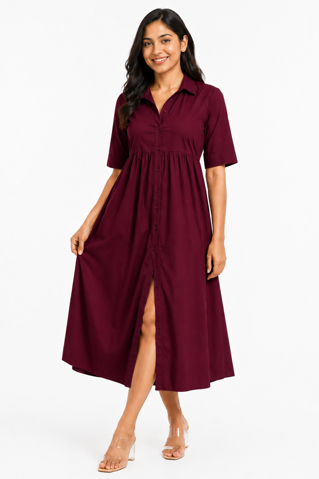 Women’s Long Casual Dress detail view 2
