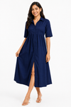 Women’s Long Casual Dress detail view 4