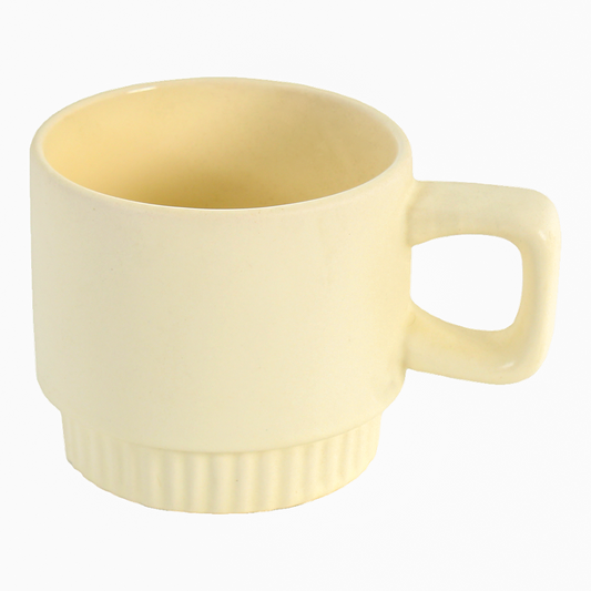 Nordic Style Ceramic Mug in Soft Neutral Tones