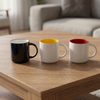 Vibrant Color Ceramic Mug in Bold Bright Tones