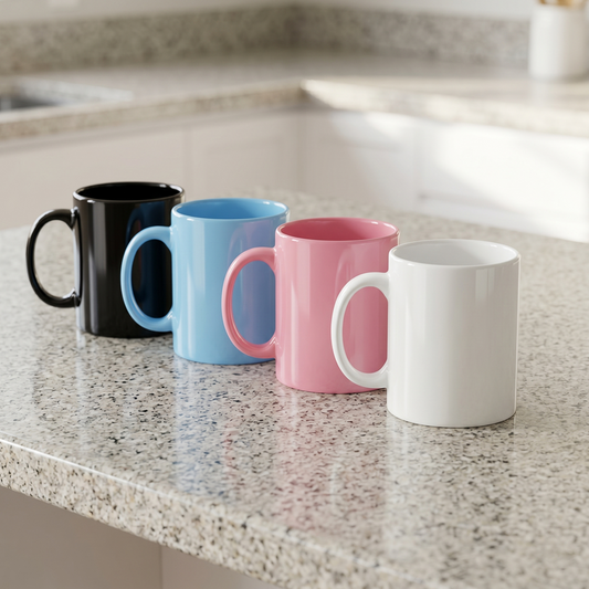 Heavyweight Ceramic Mug in Curated Lifestyle Colors