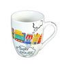 Decorative Printed Ceramic Tea Mug with Unique Designs