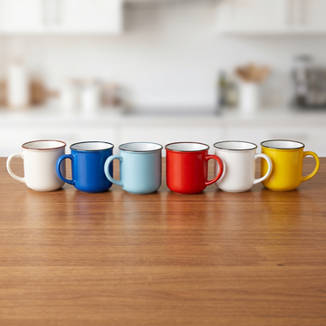 Everyday Solid Color Ceramic Mug in Warm & Cool Tones