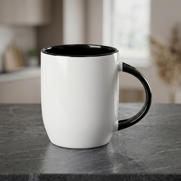 Sculpted Ceramic Mug in Full-Spectrum Colors