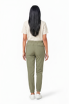 Women's Drawstring Tapered Jogger Trousers in Four Colours