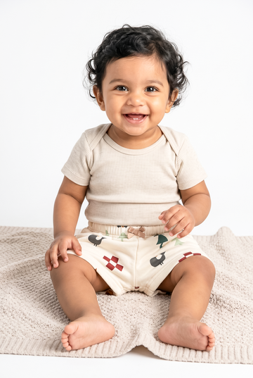 Soft Comfortable Above-Knee Toddler Bottoms