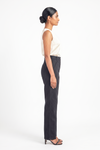 Girls Straight Leg Trousers in Black