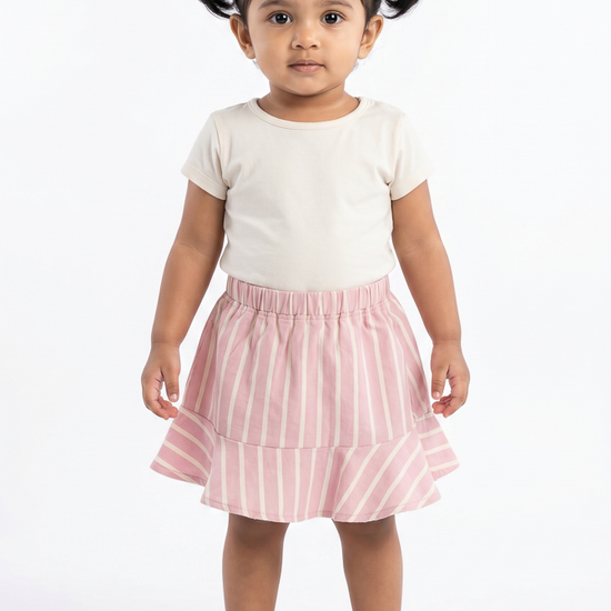 Girls’ Colourful Casual Skirt – main product image