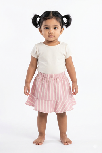 Girls’ Colourful Casual Skirt – main product image