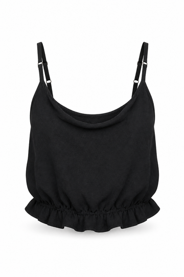 Girls’ Black Green and White Casual Top main product view