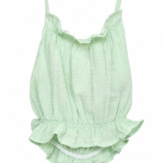 Girls’ Black Green and White Casual Top detail view 2
