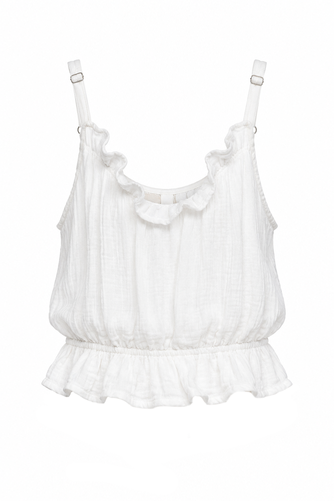 Girls’ Black Green and White Casual Top detail view 3
