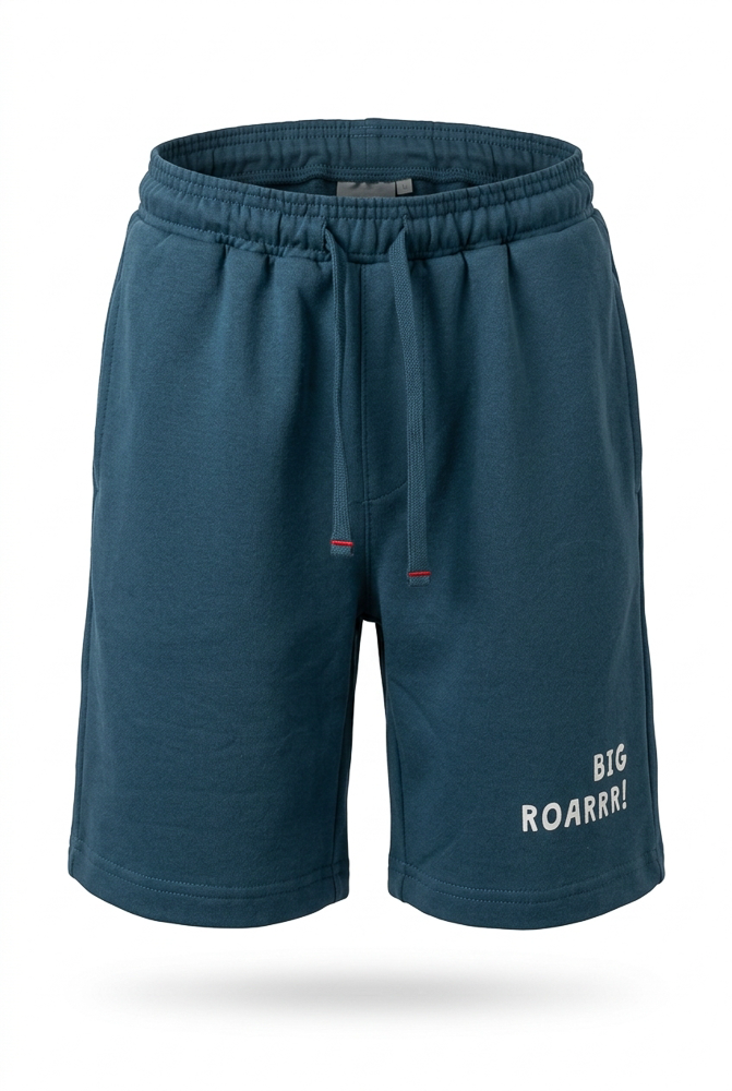 Boys’ Black and Blue Casual Shorts detail view 2