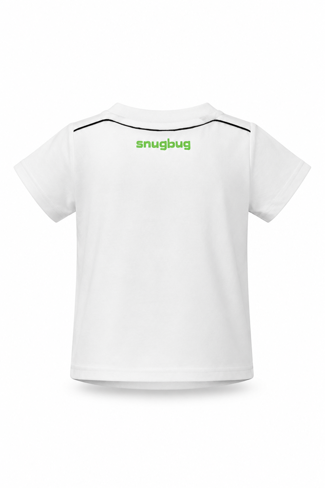 Boys’ White Printed Casual T-Shirt detail view 2