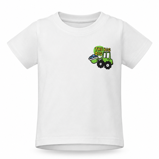 Boys’ White Printed Casual T-Shirt main product view