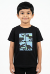 Boys’ Black and White Casual T-Shirt main product view