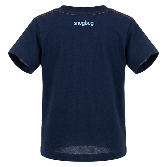 Boys’ Beige and Navy Casual T-Shirt detail view 4