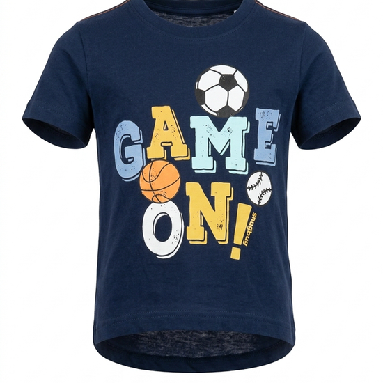 Boys’ Beige and Navy Casual T-Shirt main product view
