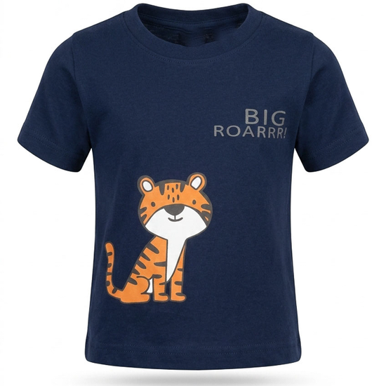 Boys’ Navy and Yellow Casual T-Shirt main product view