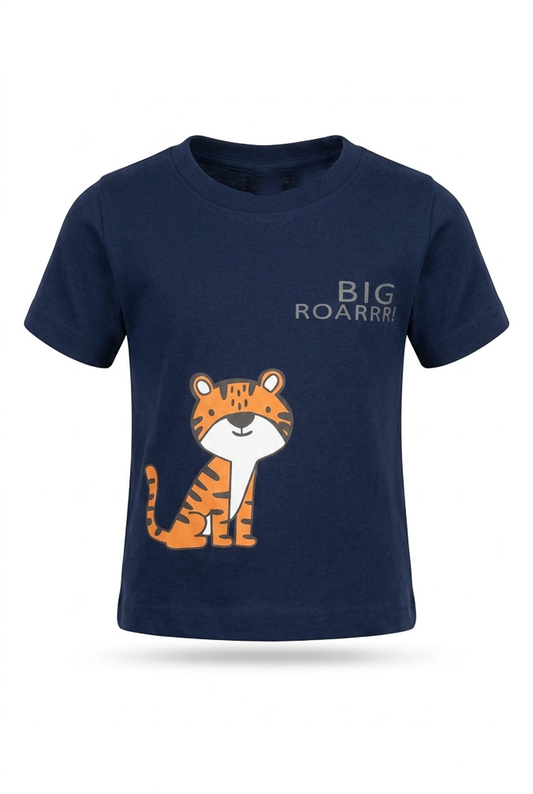 Boys’ Navy and Yellow Casual T-Shirt main product view